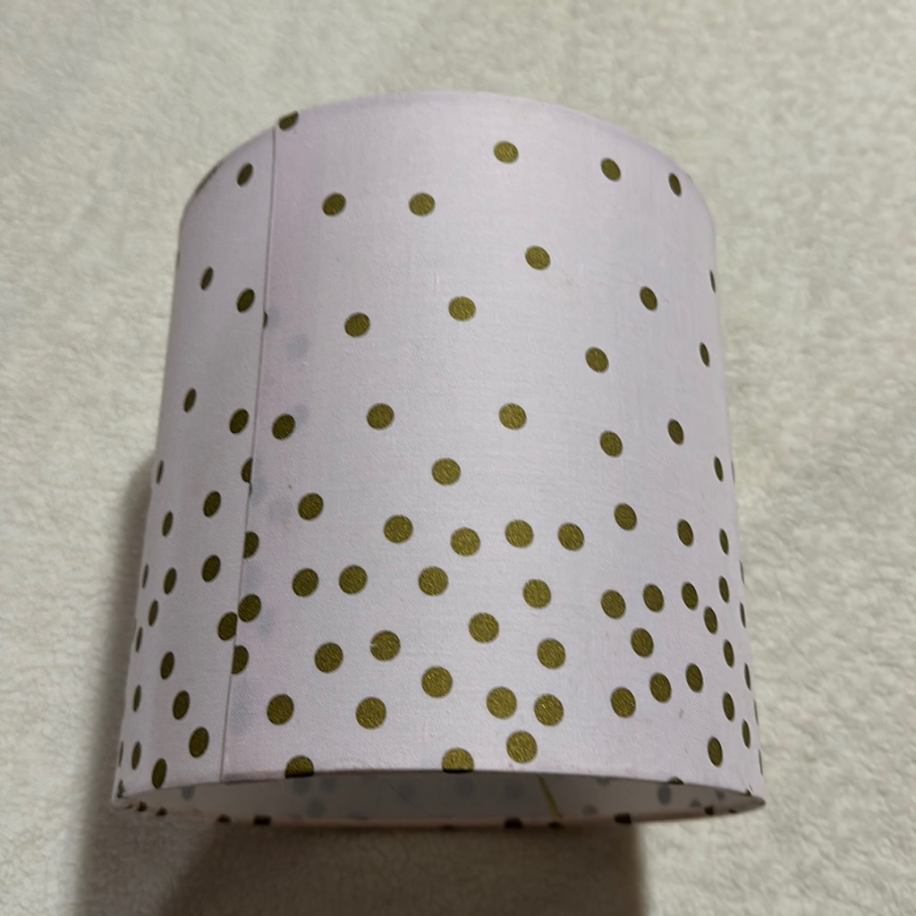 Kids Polka Dot Lamp Shade.